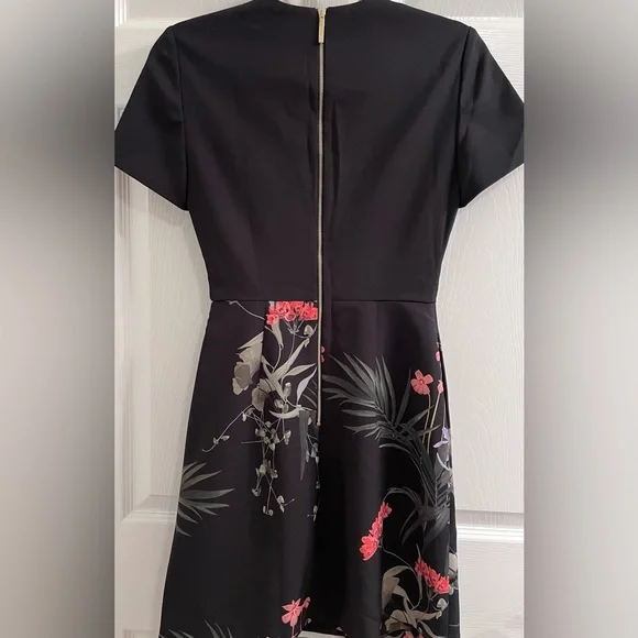 Ted Baker London Mizalia Wrap Detail Skater Dress - Picture 6 of 6